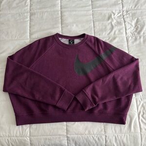 Nike Dri Fit Cropped Sweatshirt Size XL